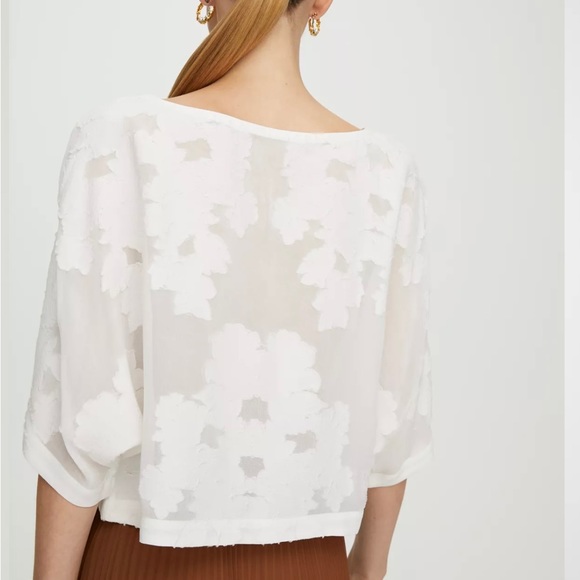 Aritzia Blayze T-Shirt Blouse - Black, XS - Picture 2 of 7